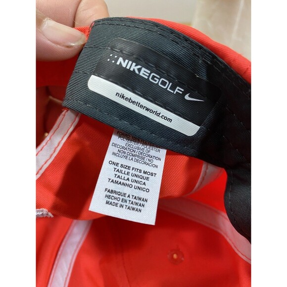 Nike Golf Adjustable hook & loop Red Women Hat OSFA 742715-671 - Picture 6 of 8